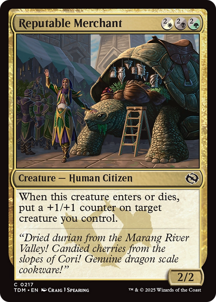 Reputable Merchant [Tarkir: Dragonstorm] | Exor Games Bridgewater