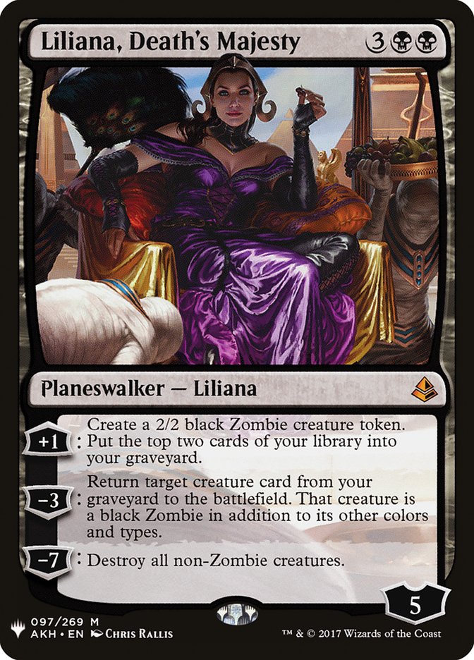 Liliana, Death's Majesty [The List] | Exor Games Bridgewater