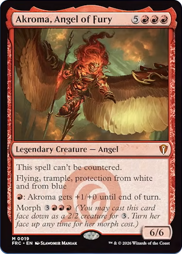 Akroma, Angel of Fury [Reality Fracture Commander] | Exor Games Bridgewater