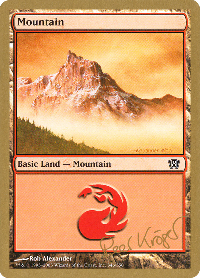 Mountain (pk346) (Peer Kroger) [World Championship Decks 2003] | Exor Games Bridgewater