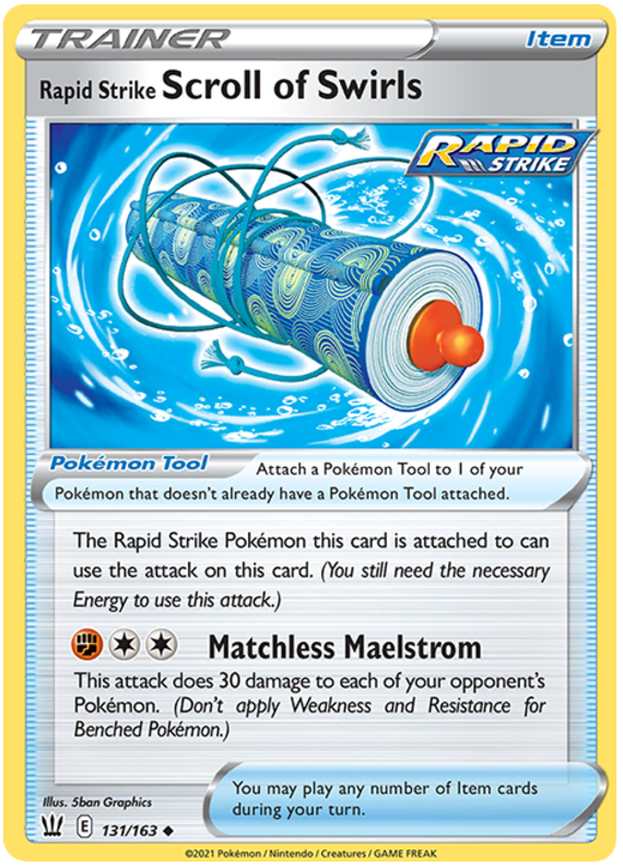 Rapid Strike Scroll of Swirls (131/163) [Sword & Shield: Battle Styles] | Exor Games Bridgewater