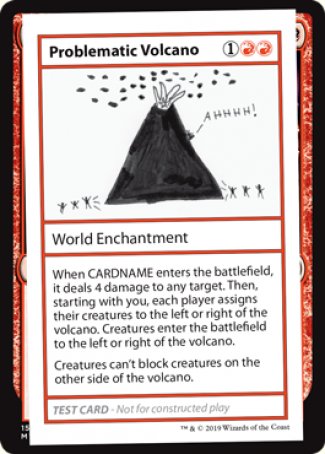 Problematic Volcano (2021 Edition) [Mystery Booster Playtest Cards] | Exor Games Bridgewater