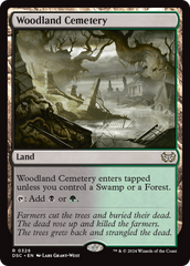 Woodland Cemetery [Duskmourn: House of Horror Commander] | Exor Games Bridgewater