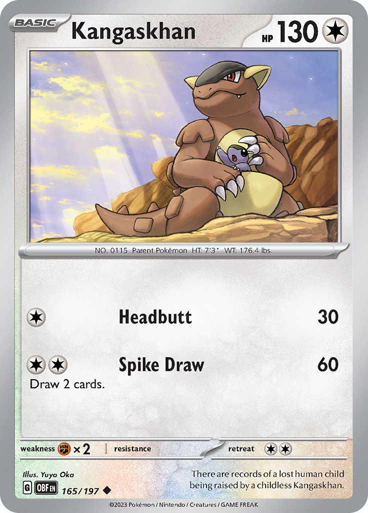 Kangaskhan (165/197) [Scarlet & Violet: Obsidian Flames] | Exor Games Bridgewater