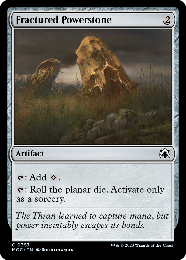 Fractured Powerstone [March of the Machine Commander] | Exor Games Bridgewater