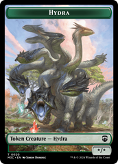 Hydra // Boar Double-Sided Token [Modern Horizons 3 Commander Tokens] | Exor Games Bridgewater