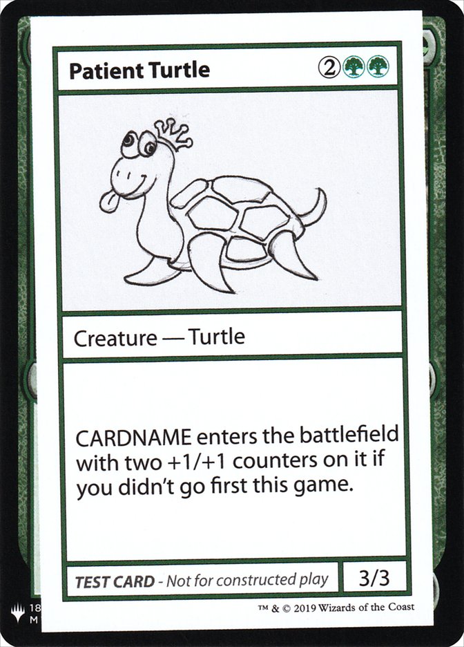 Patient Turtle [Mystery Booster Playtest Cards] | Exor Games Bridgewater