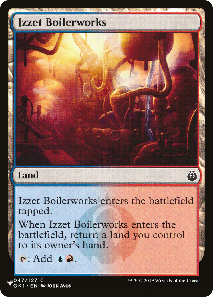 Izzet Boilerworks (GK1) [The List Reprints] | Exor Games Bridgewater