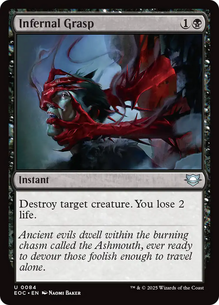Infernal Grasp [Edge of Eternities Commander] | Exor Games Bridgewater