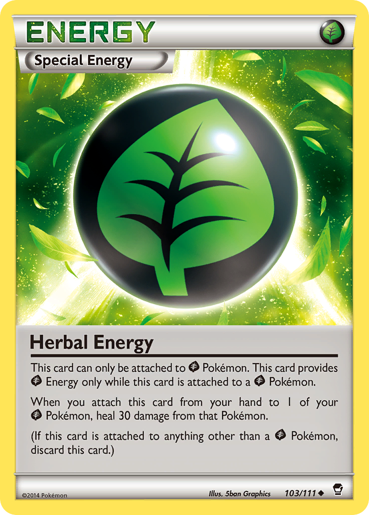 Herbal Energy (103/111) [XY: Furious Fists] | Exor Games Bridgewater