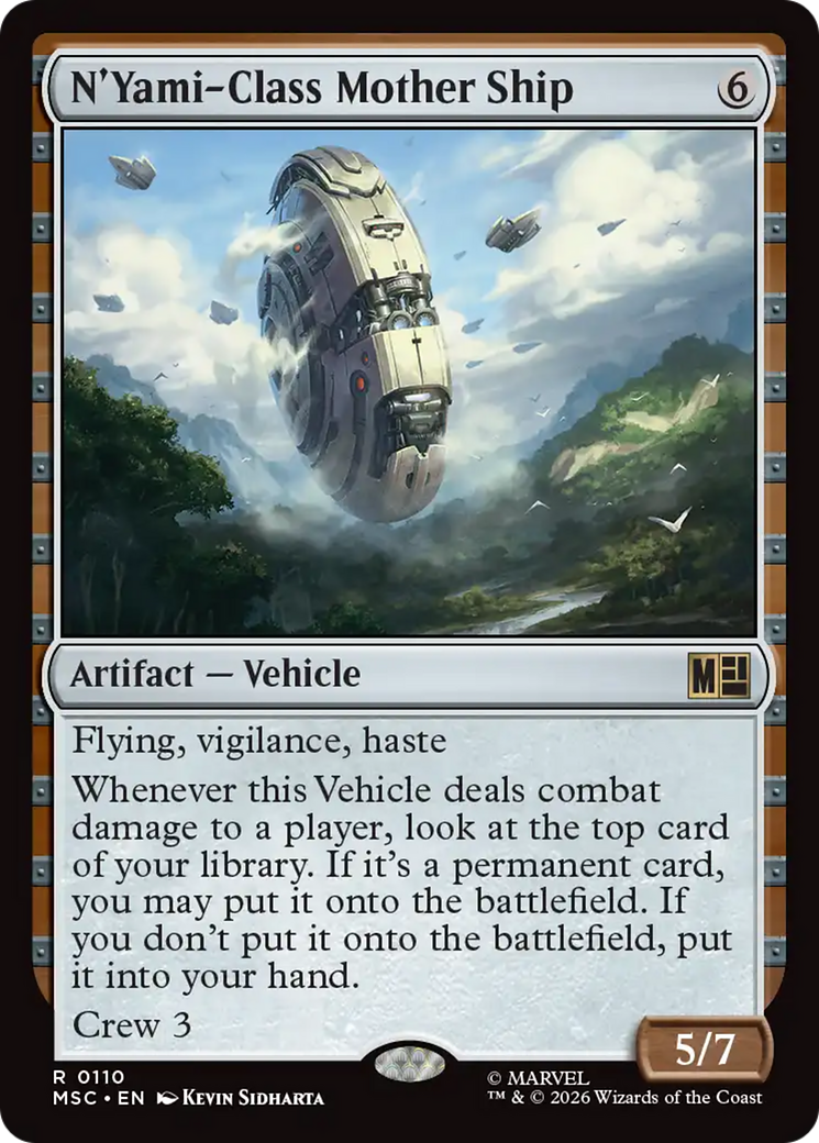 N'Yami-Class Mother Ship (Surge Foil) [Marvel Super Heroes Commander] | Exor Games Bridgewater
