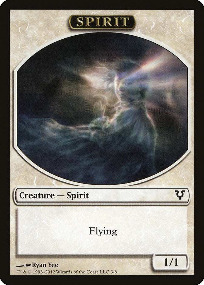 Spirit Token (3/8) [Avacyn Restored Tokens] | Exor Games Bridgewater