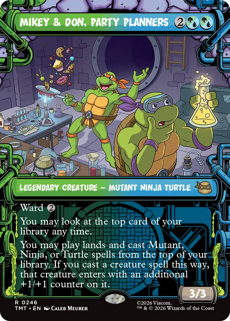 Mikey & Don, Party Planners (Showcase) [Teenage Mutant Ninja Turtles] | Exor Games Bridgewater