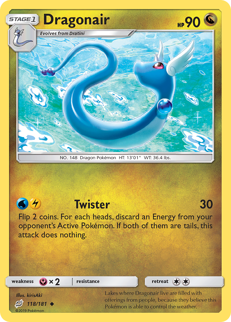 Dragonair (118/181) [Sun & Moon: Team Up] | Exor Games Bridgewater