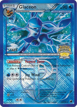 Glaceon (023/116) (City Championships) (Staff) [League & Championship Cards] | Exor Games Bridgewater