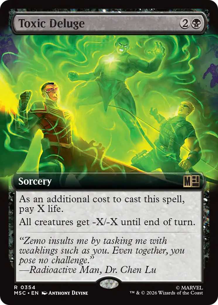 Toxic Deluge (Extended Art) [Marvel Super Heroes Commander] | Exor Games Bridgewater