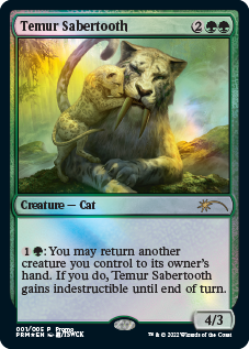 Temur Sabertooth [Year of the Tiger 2022] | Exor Games Bridgewater