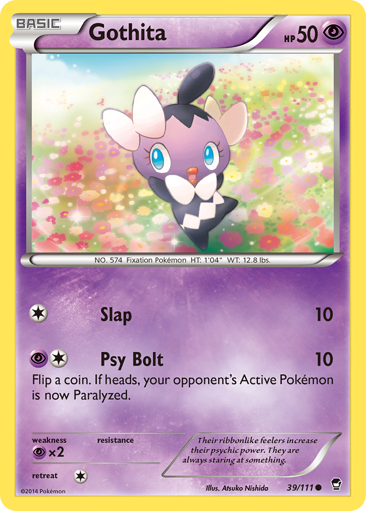 Gothita (39/111) [XY: Furious Fists] | Exor Games Bridgewater
