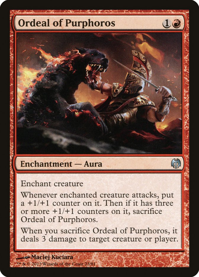 Ordeal of Purphoros [Duel Decks: Heroes vs. Monsters] | Exor Games Bridgewater