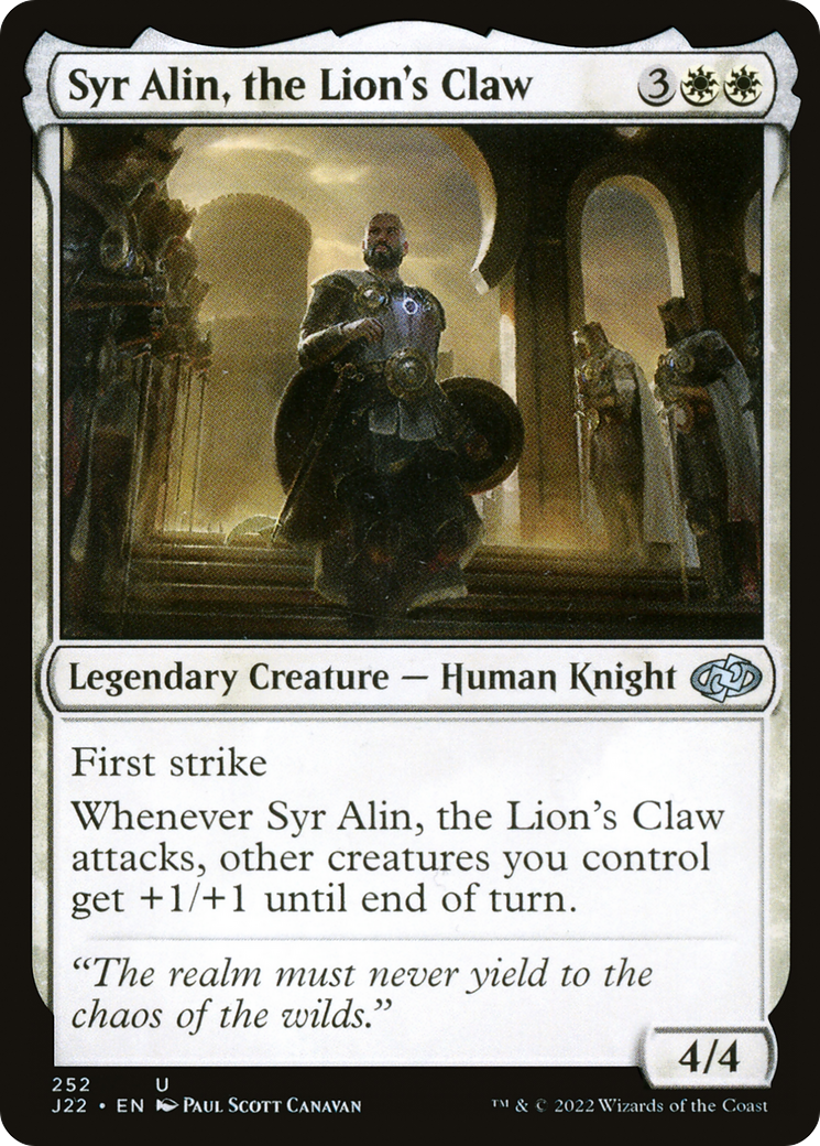 Syr Alin, the Lion's Claw [Jumpstart 2022] | Exor Games Bridgewater