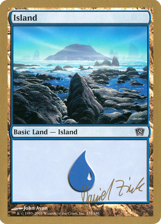 Island (dz335) (Daniel Zink) [World Championship Decks 2003] | Exor Games Bridgewater