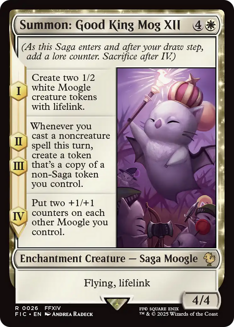 Summon: Good King Mog XII [FINAL FANTASY Commander] | Exor Games Bridgewater