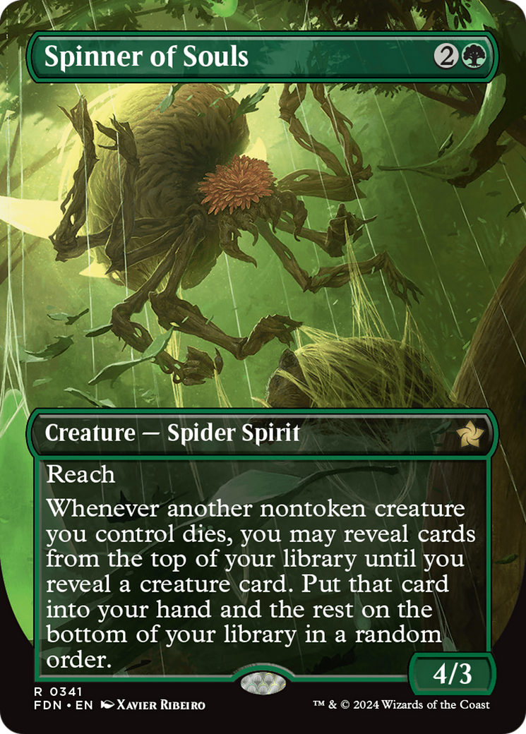 Spinner of Souls (Borderless) [Foundations] | Exor Games Bridgewater