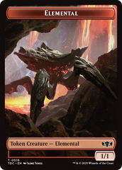 Elemental (0016) // Gold Double-Sided Token [Tarkir: Dragonstorm Commander Tokens] | Exor Games Bridgewater