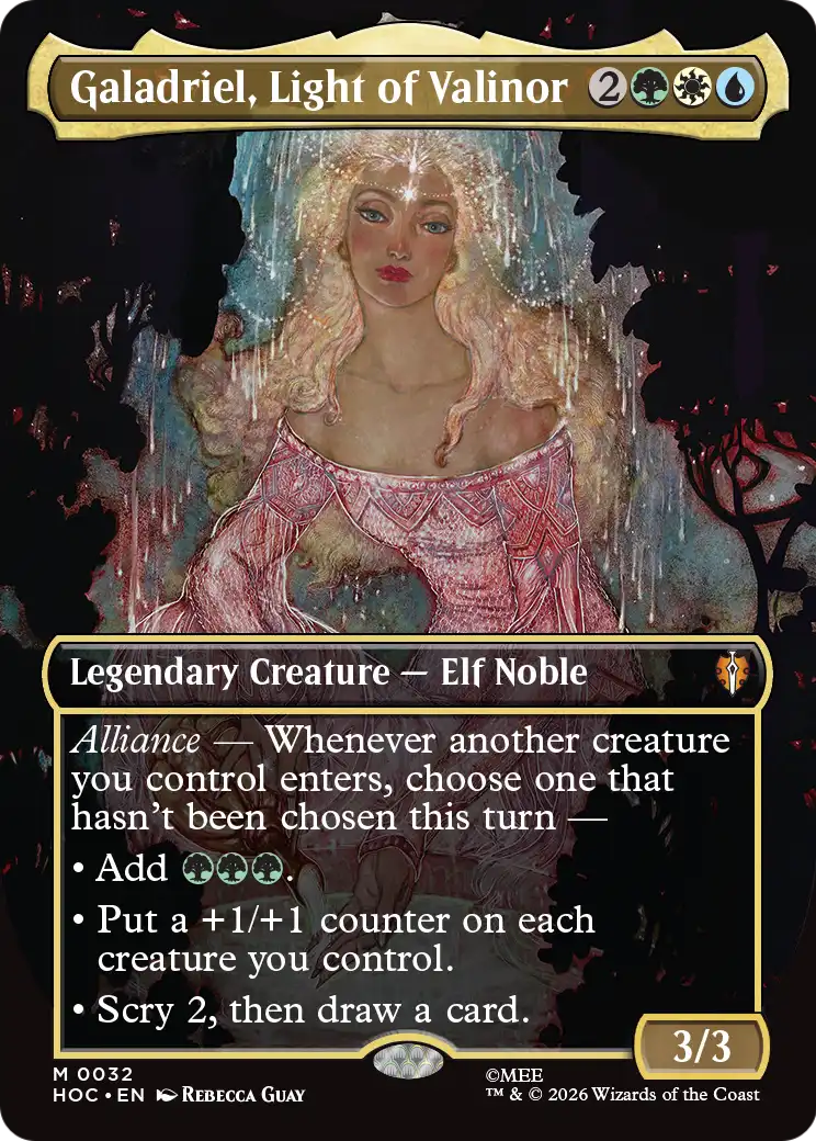 Galadriel, Light of Valinor (Borderless) [The Hobbit: Eternal-Legal] | Exor Games Bridgewater