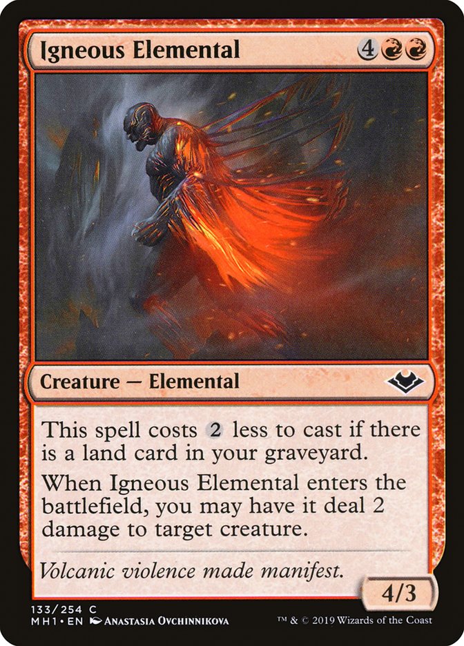 Igneous Elemental [Modern Horizons] | Exor Games Bridgewater