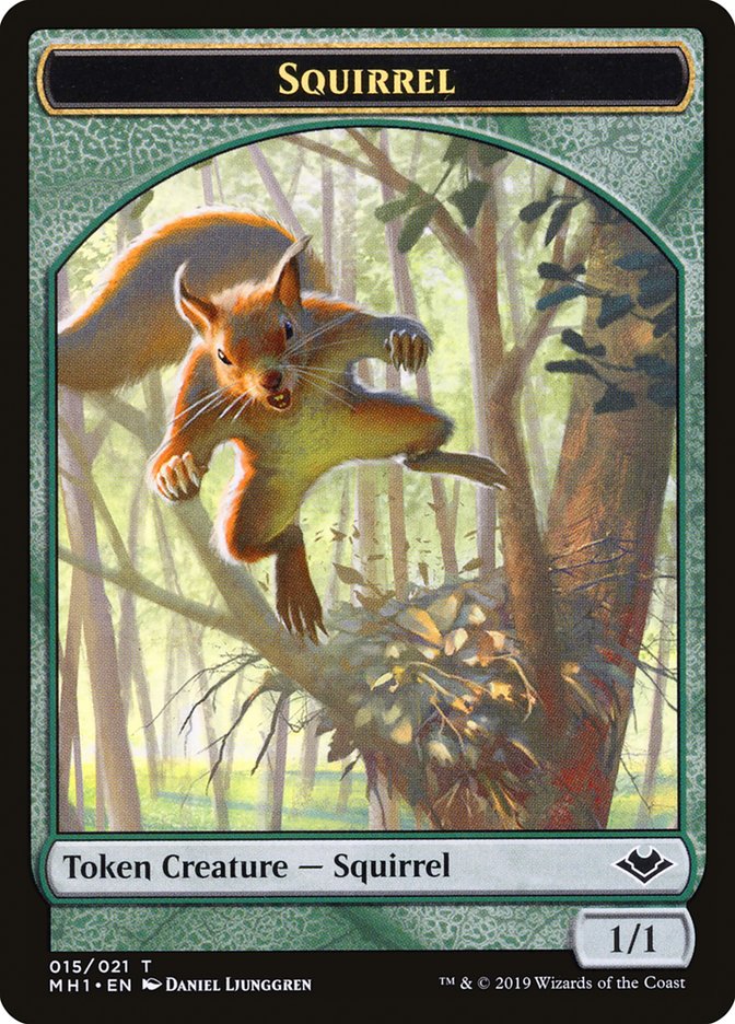 Soldier (004) // Squirrel (015) Double-Sided Token [Modern Horizons Tokens] | Exor Games Bridgewater