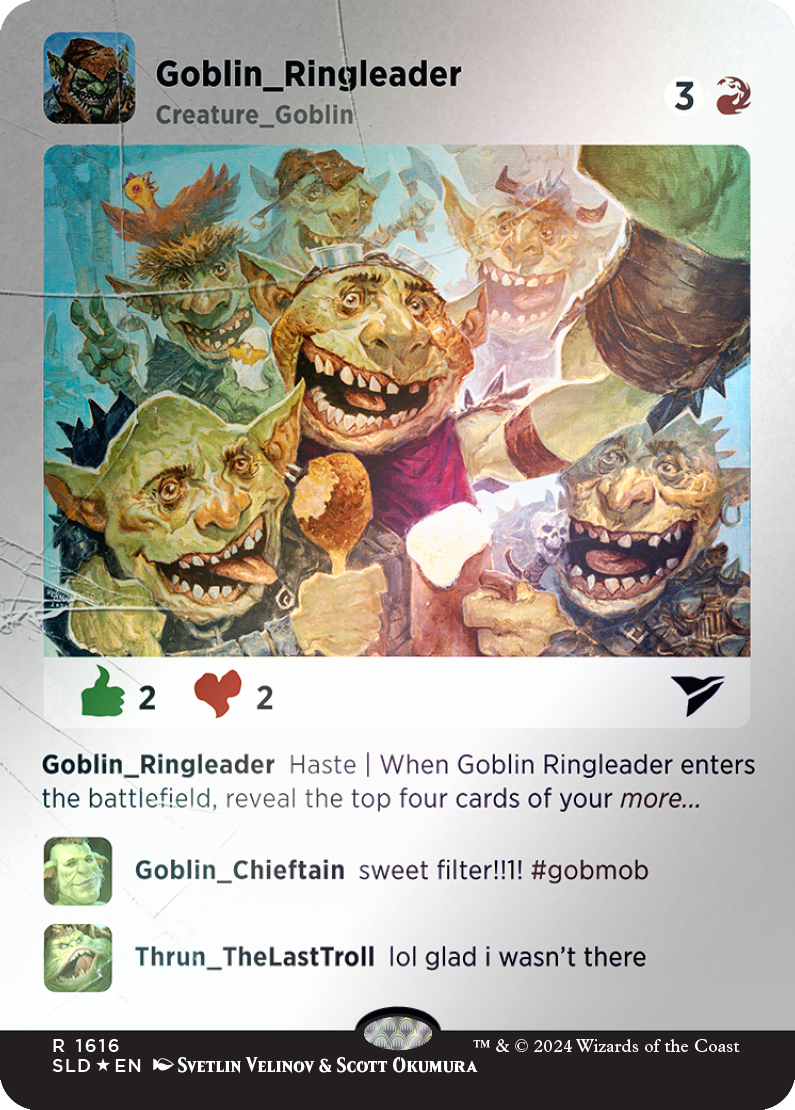 Goblin Ringleader (Rainbow Foil) [Secret Lair Drop Series] | Exor Games Bridgewater