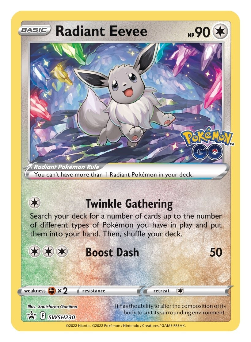 Radiant Eevee (SWSH230) [Sword & Shield: Black Star Promos] | Exor Games Bridgewater