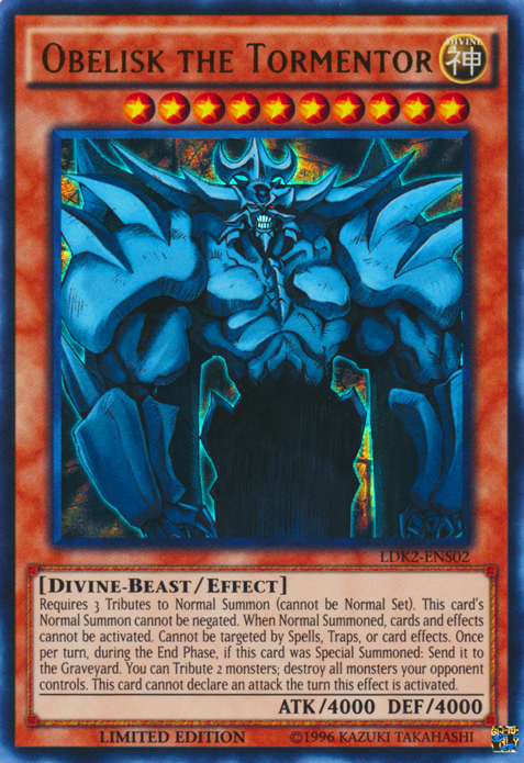 Obelisk the Tormentor [LDK2-ENS02] Ultra Rare | Exor Games Bridgewater