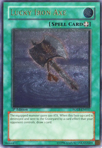 Lucky Iron Axe [FOTB-EN037] Ultimate Rare | Exor Games Bridgewater