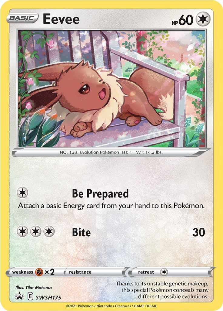 Eevee (SWSH175) [Sword & Shield: Black Star Promos] | Exor Games Bridgewater