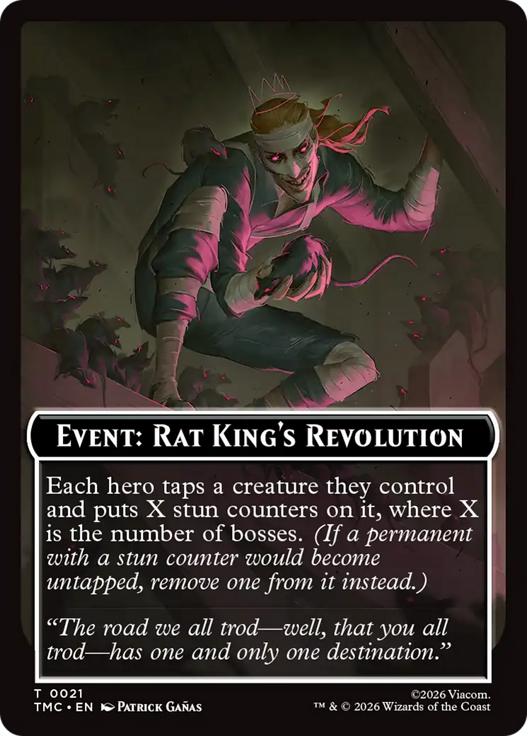 Event: Rat King's Revolution [Teenage Mutant Ninja Turtles Commander Tokens] | Exor Games Bridgewater