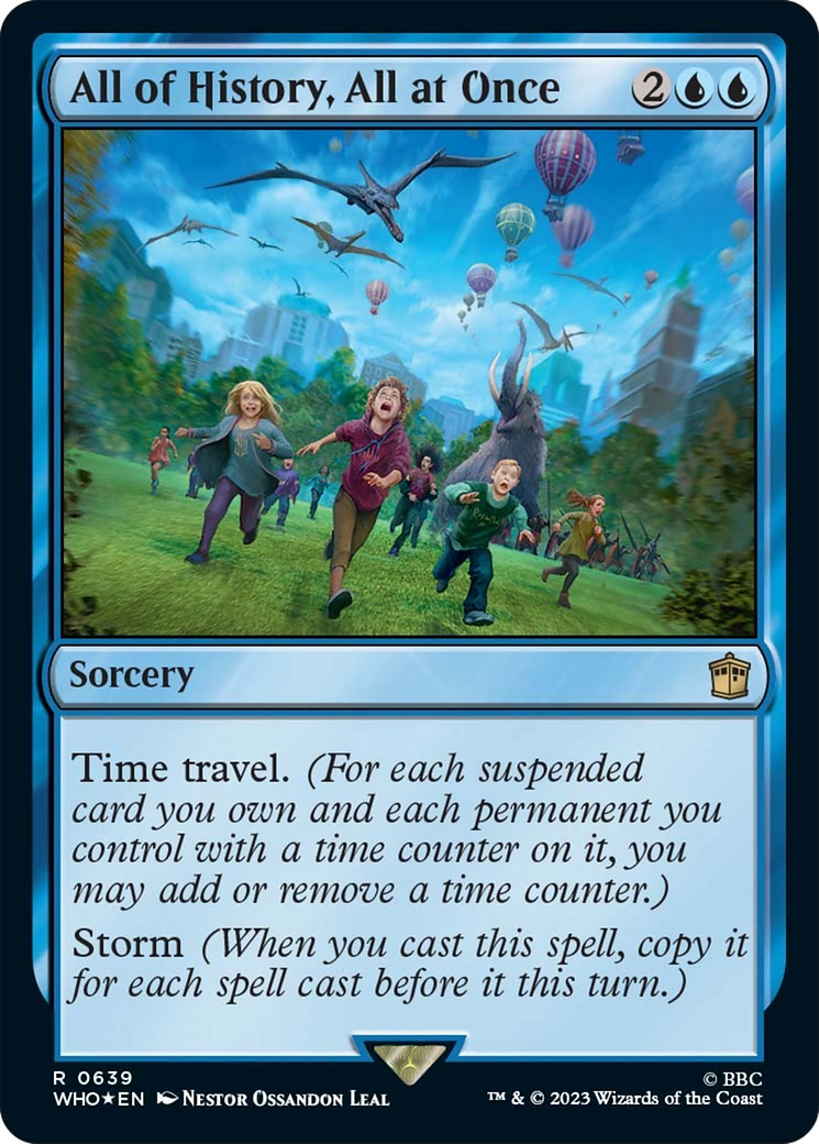 All of History, All at Once (Surge Foil) [Doctor Who] | Exor Games Bridgewater