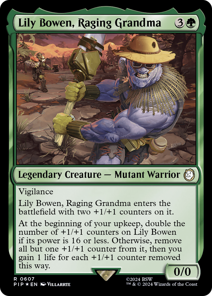 Lily Bowen, Raging Grandma (Surge Foil) [Fallout] | Exor Games Bridgewater