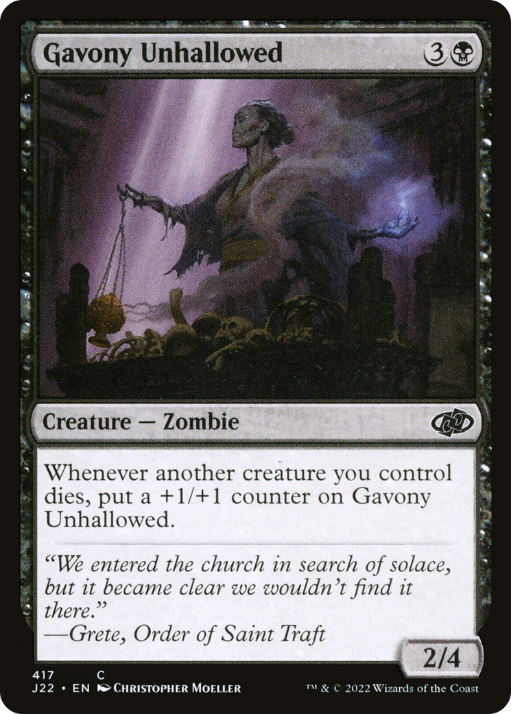 Gavony Unhallowed [Jumpstart 2022] | Exor Games Bridgewater