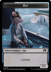 Eldrazi Spawn // Rat Double-Sided Token [Modern Horizons 3 Tokens] | Exor Games Bridgewater