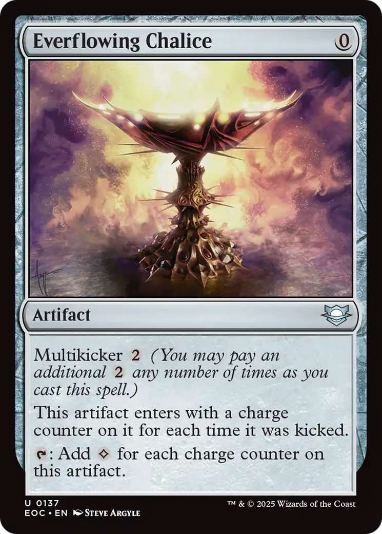 Everflowing Chalice [Edge of Eternities Commander] | Exor Games Bridgewater