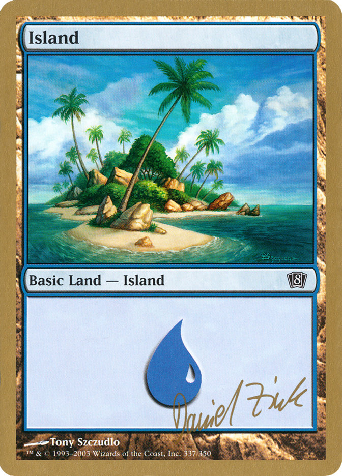 Island (dz337) (Daniel Zink) [World Championship Decks 2003] | Exor Games Bridgewater