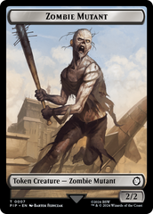 Food (0012) // Zombie Mutant Double-Sided Token [Fallout Tokens] | Exor Games Bridgewater