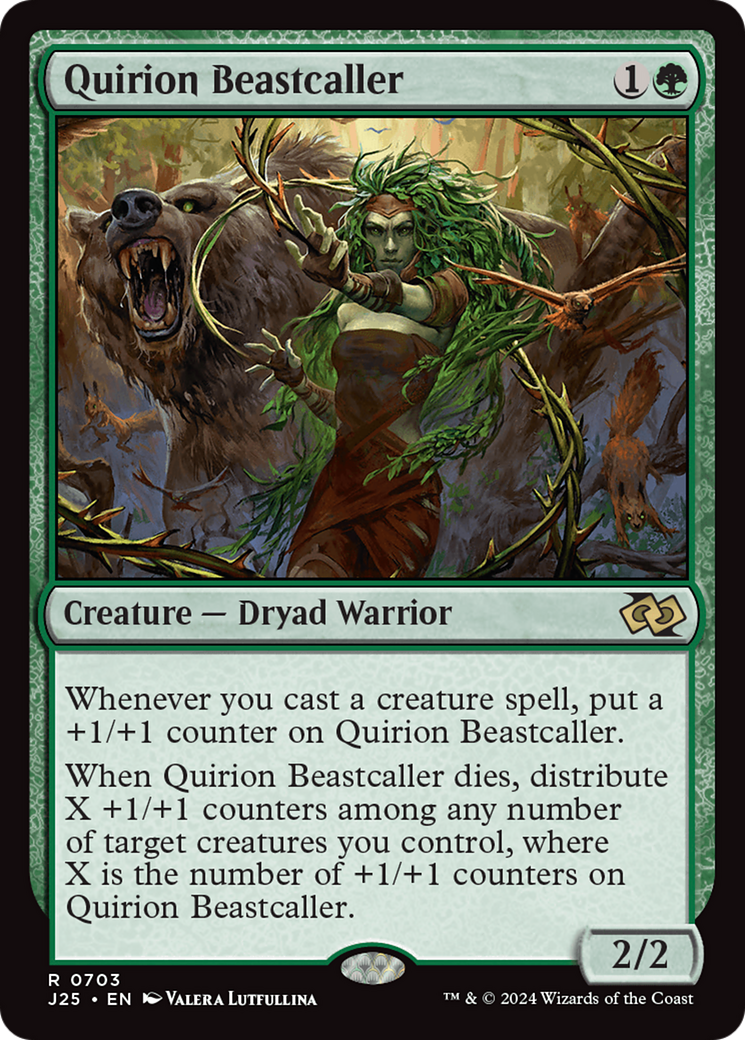 Quirion Beastcaller [Foundations Jumpstart] | Exor Games Bridgewater