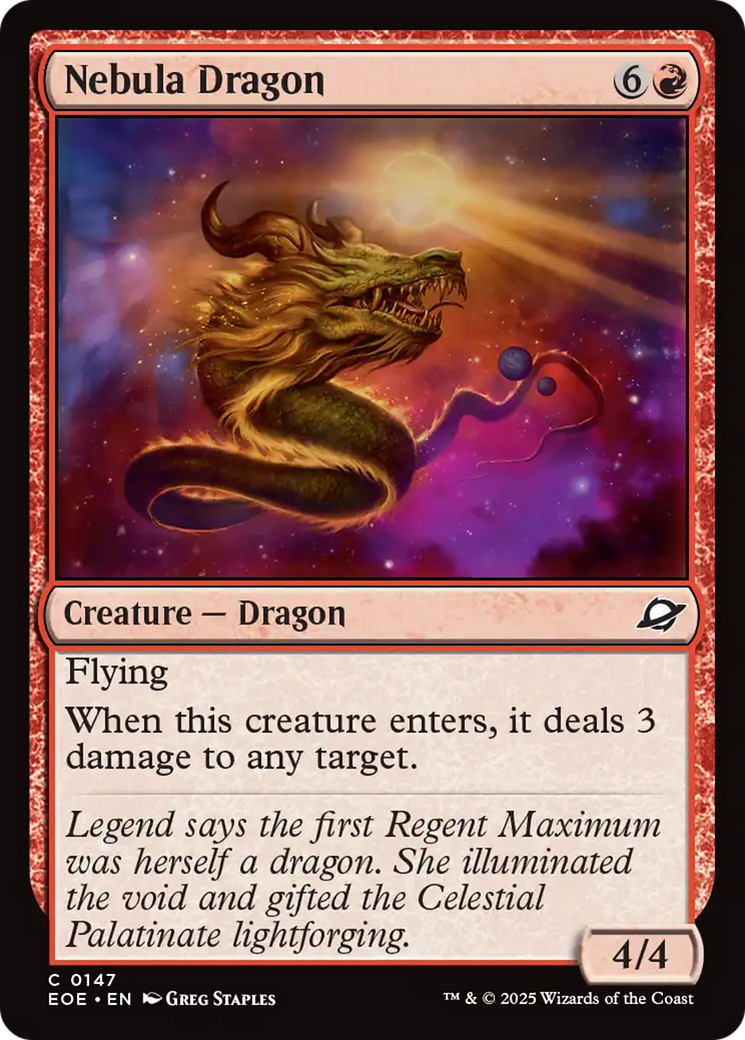 Nebula Dragon [Edge of Eternities] | Exor Games Bridgewater
