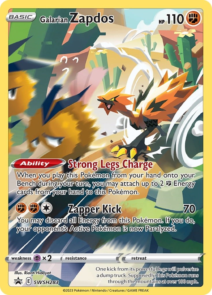 Galarian Zapdos (SWSH283) [Sword & Shield: Black Star Promos] | Exor Games Bridgewater