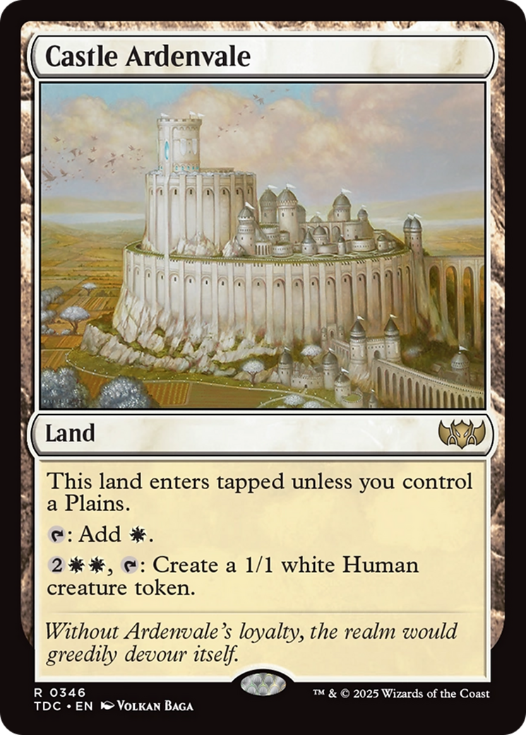 Castle Ardenvale [Tarkir: Dragonstorm Commander] | Exor Games Bridgewater