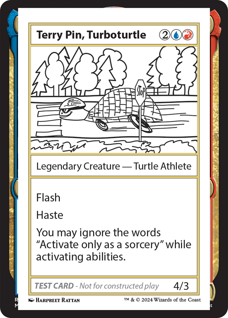 Terry Pin, Turboturtle [Mystery Booster 2 Playtest Cards] | Exor Games Bridgewater