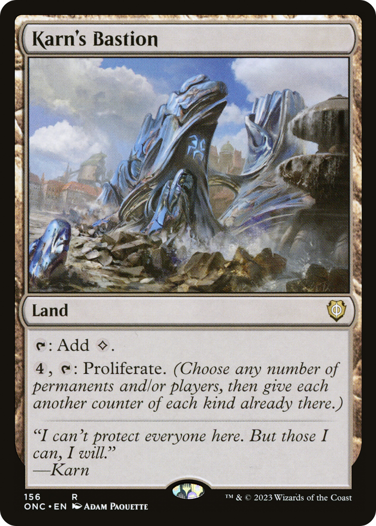 Karn's Bastion [Phyrexia: All Will Be One Commander] | Exor Games Bridgewater